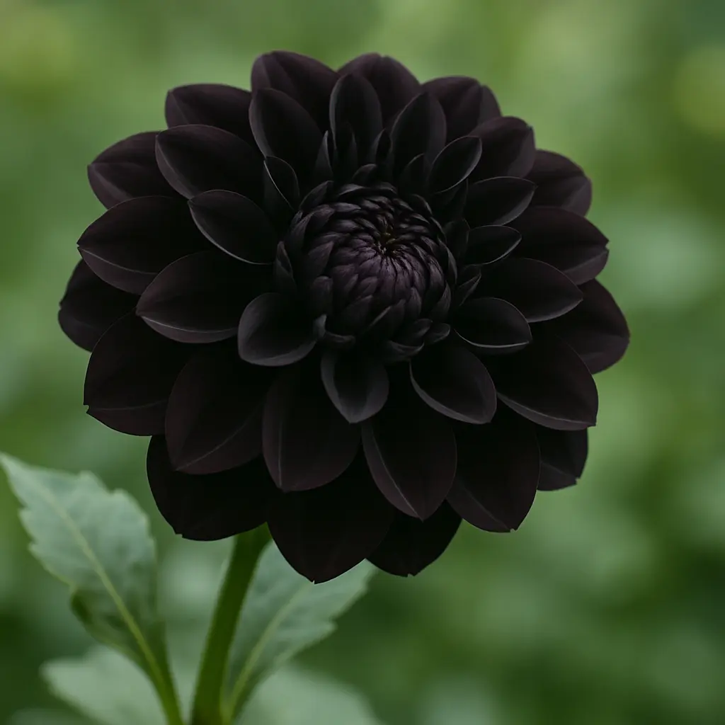 black dahlia flower